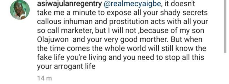 Lanre Gentry threatens to expose his ex wife Mercy Aigbe as he calls her a prostitute