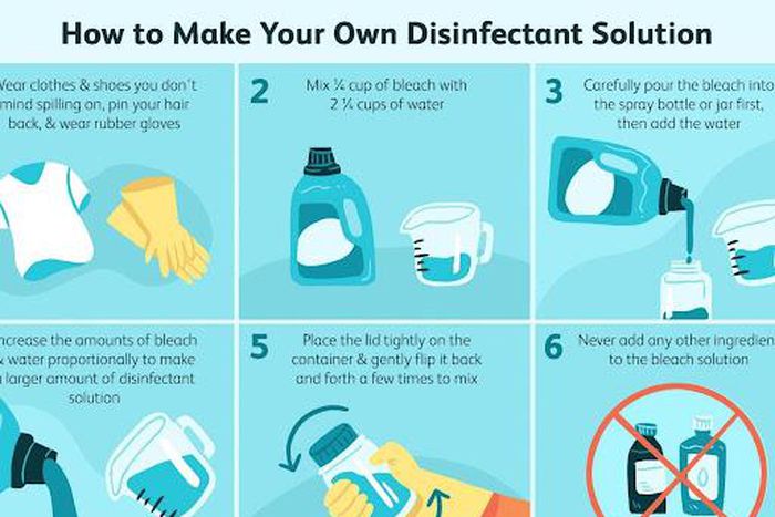 Protecting your home through the use of bleach as disinfectant