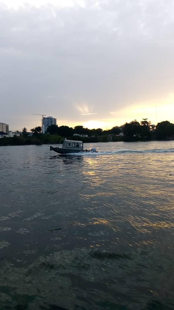 A tranquil view of the water