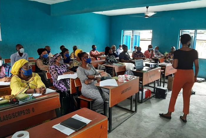 A Corss section of teachers at a recent EKOEXCEL Teacher Training Programme