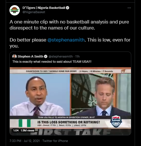 NBBF and Stephen A. Smith (Twitter)