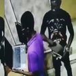 Man steals and hides a whole laptop into his trouser inside a shop