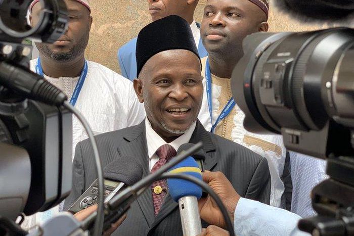 Justice Mohammed Tanko as substantive Chief Justice of Nigeria (CJN) [Twitter/@BashirAhmaad]