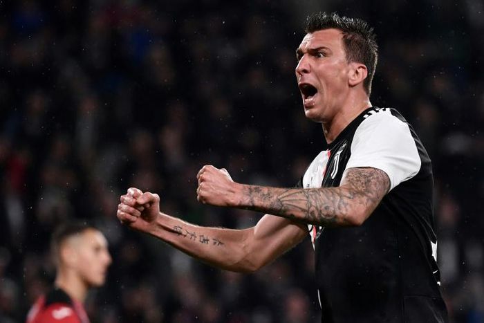 Mandzukic won four Serie A titles with Juventus