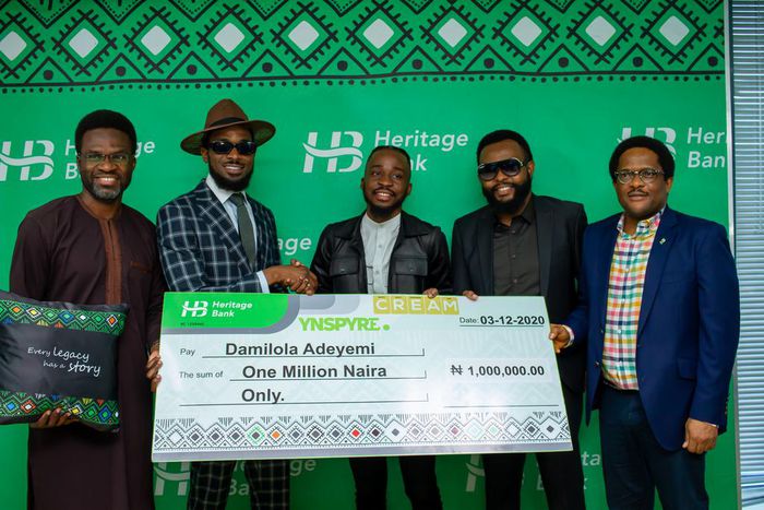 D'Banj launches YSPYRE for the creative industry with the ad of Heritage bank. [DB Records]