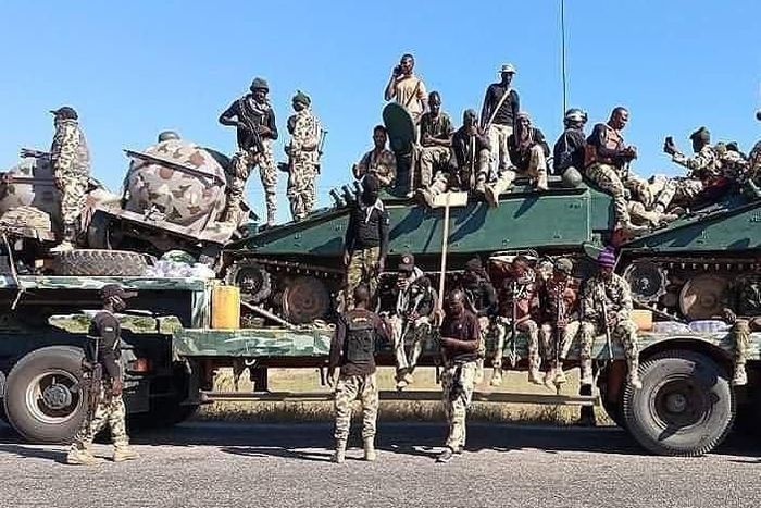 Soldiers of the Nigerian Army.