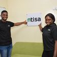 L-R: Precious Amadi, Product Specialist, and Queen Nwadike, Customer Support all of Ntisa Limited at the launch of ntisa, Retail Management Solution for Every Small Business in Lagos.