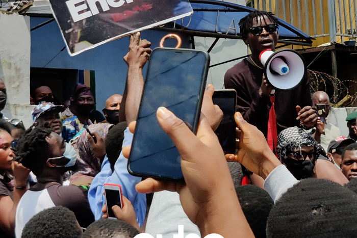 #EndSARS protesters in Lagos