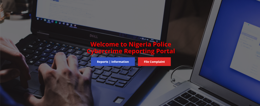 A screenshot of the cybercrime reporting portal [NPF]