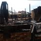 INEC Anambra State Headquarters office was burnt by arsonists [INEC]