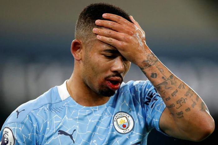 Gabriel Jesus has scored four goals in 11 appearances for Manchester City this season