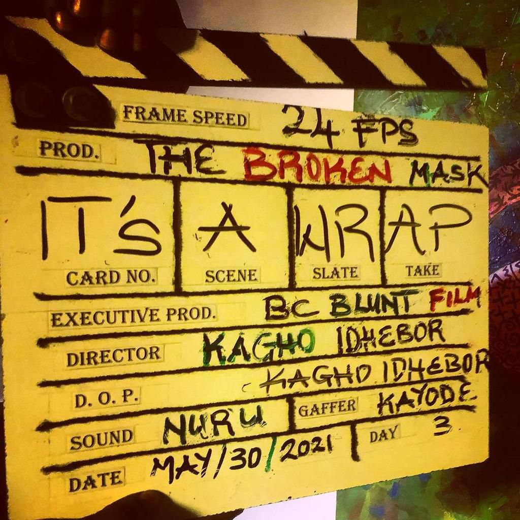 ' The Broken Mask'  short film directed by Kagho Idhebor [Instagram/bichopcblunt]