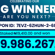 BetKing customer claims life-changing win of N39.9 million Naira