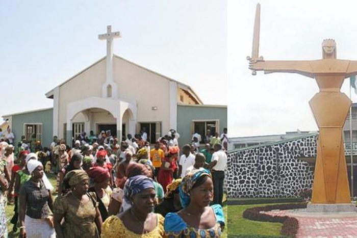 Man sues church over a piece of land and wins, returns to the same church to do thanksgiving
