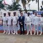Officers of Western Naval Command and SNS MV VIGIA crew members. [NAN]