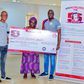 A winner with the Wema Bank team