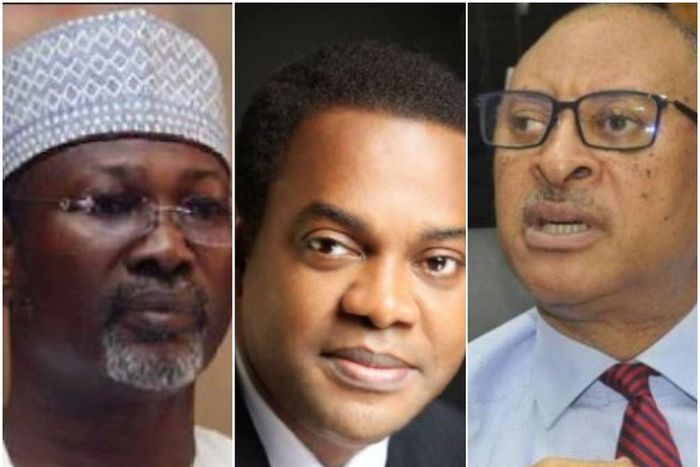 Duke, Jega and Pat Utomi