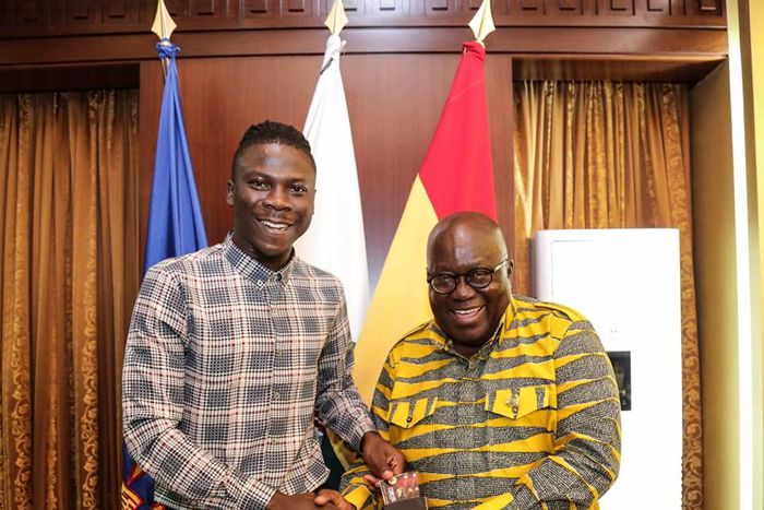 Stonebwoy and Nana Addo