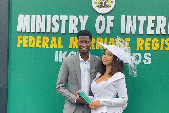 Peter Olayinka and wife Yetunde Barnabas (Instagram/Peter Olayinka)