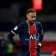 Neymar hasn't played for PSG since hurting his thigh against Caen in the French Cup last month