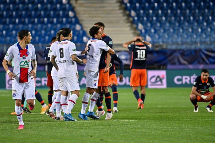 PSG squeak past Montpellier on penalties