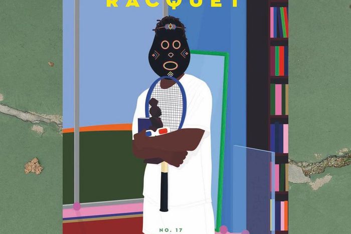 Dennis Osadebe's illustration on the cover of Racket magazine [instagram/dennis]