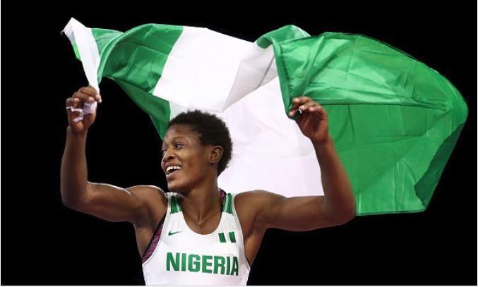 Nigerian freestyle wrestler Odunayo Adekuoroye secures her place at the 2020 Olympics (brila)