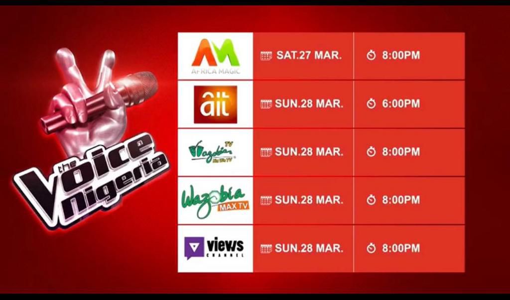 The Voice Nigeria Season 3 premieres on March 27, 2021
