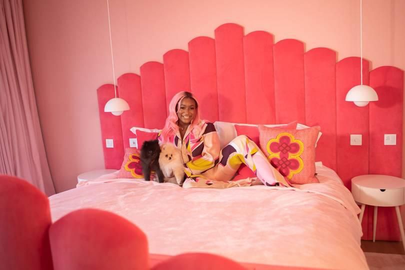Cuppy in Emily Pucci Pyjamas {Glamour UK}