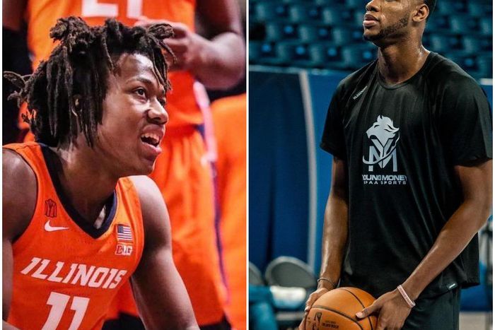 Ayo Dosunmu and Charles Bassey (Instagram)