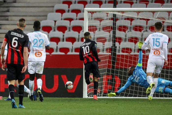 Marseille were brought back down to earth by a heavy defeat at southern rivals Nice