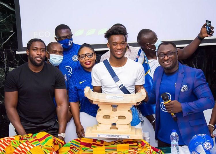 Callum Hudson-Odoi meets Chelsea fans in Ghana