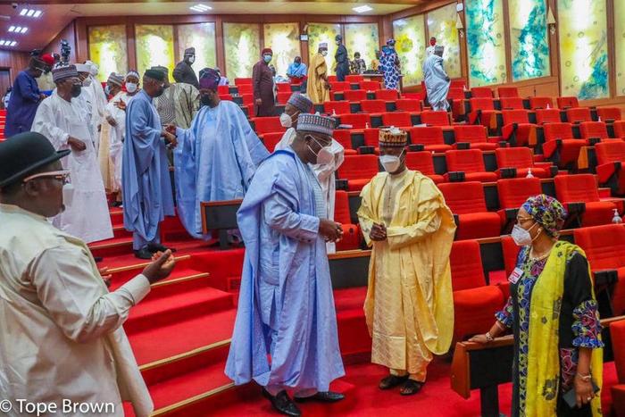 Nigerian senators [Tope Brown]