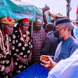 Vice President Osinbajo visits Ebonyi communities on Easter Sunday to condole with families whose members were reportedly killed by herders on March 29, 2021 (Laolu Akande)
