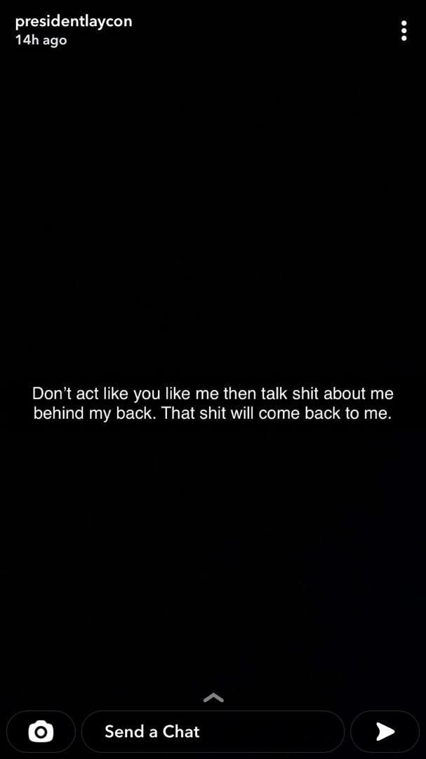 The reality TV star reads riot act to his 'frenemies.'