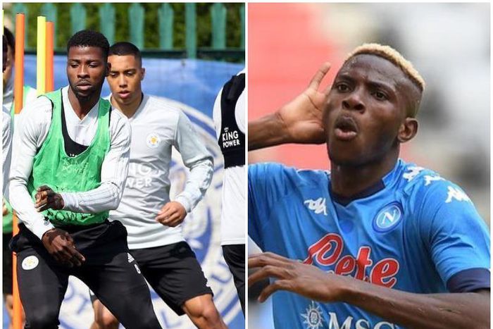 Wilfred Ndidi, Kelechi Iheanacho and Victor Osimhen (Instagram)