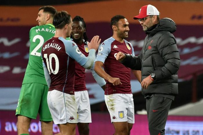 Jurgen Klopp's Liverpool were beaten 7-2 by Aston Villa earlier in the season