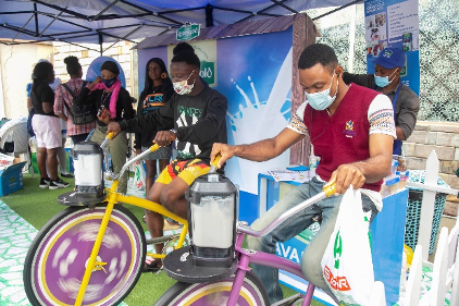 Milk + Bike = ? Smoothie - The key to a healthier life