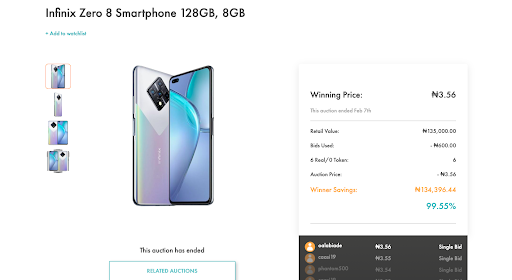 Shocking! This guy paid N600 for Infinix Zero Max on Kobobid