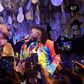 Davido and Stonebwoy on stage at Activate party