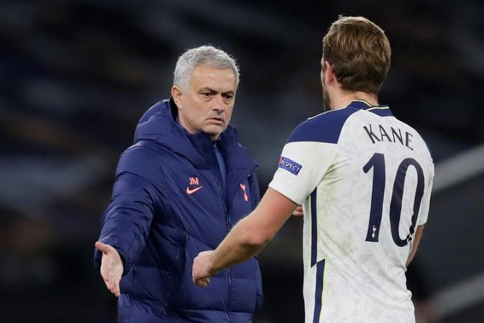 Tottenham striker Harry Kane is a key man for manager Jose Mourinho
