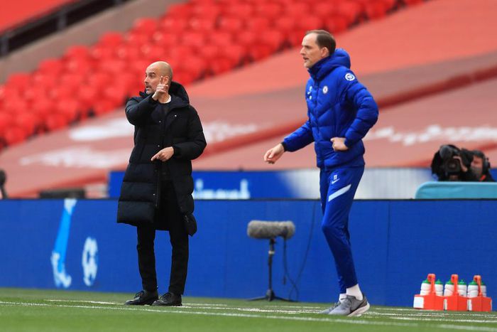Manchester City manager Pep Guardiola (left) and Chelsea manager Thomas Tuchel (right) (1)