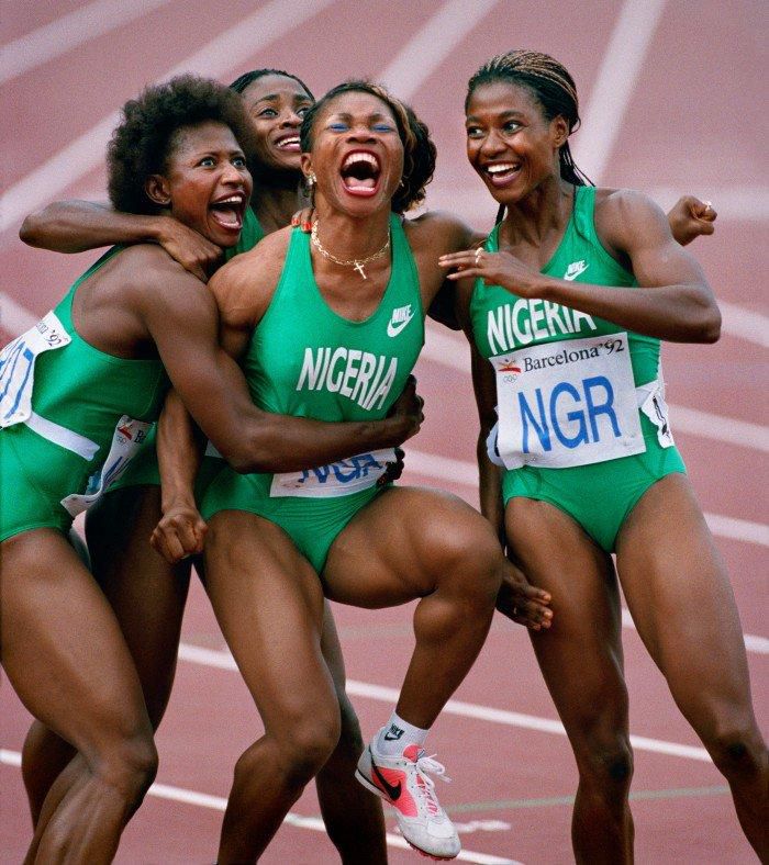 Beatrice Utondu, Christy Opara-Thompson, and Faith Idehen (Getty Images)