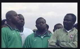 Stephen Keshi, Amodu Shuaibu and Joe Erico (New Telegraph)