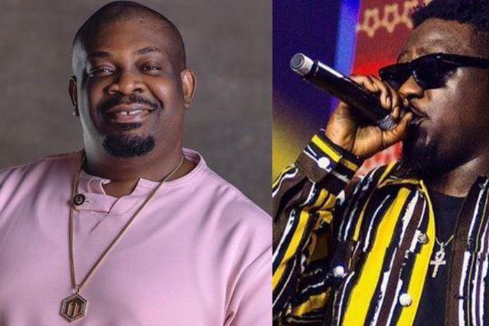 Don Jazzy and his former protege, Wande Coal. (BellaNaija)