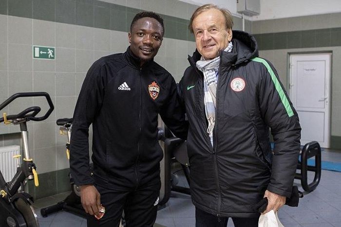 Ahmed Musa and Gernot Rohr