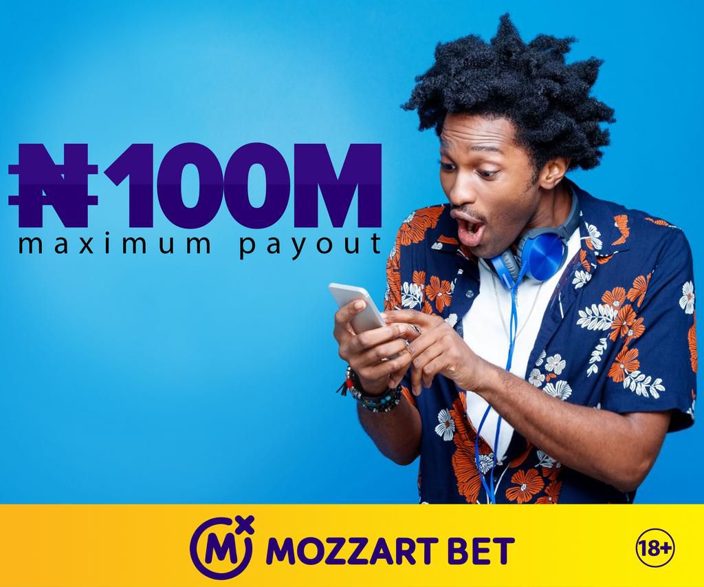 100 million Naira maximum payout, oh la la!