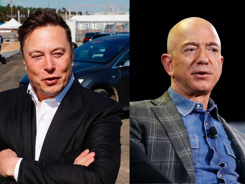 Elon Musk and Jeff Bezos.