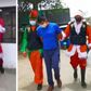 Police officers dress as Santa Claus and Elf to arrest drug trafficker in a dramatic style