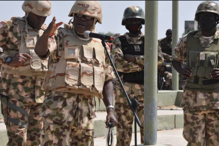Insurgency: Commander tasks troops on gallantry, discipline. (NAN)